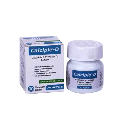 Calcium And Vitamin D Tablets - Fermented from High Quality Salts , Suitable for All with Room Temperature Storage