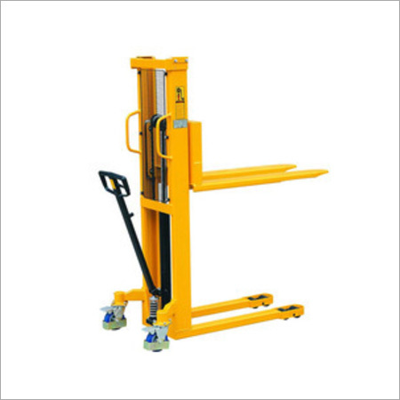 Mild Steel Manual Stacker - Heavy-Duty Design, Ergonomic Handle for Ease of Use
