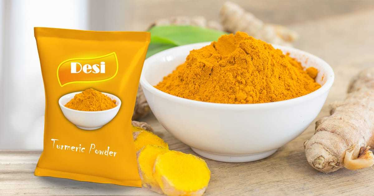 Turmeric Powder - 50 Grams, Bright Yellow Color, A+ Grade Turmeric, Garden-fresh Aroma, Automated Blending Process, 6 Months Shelf Life