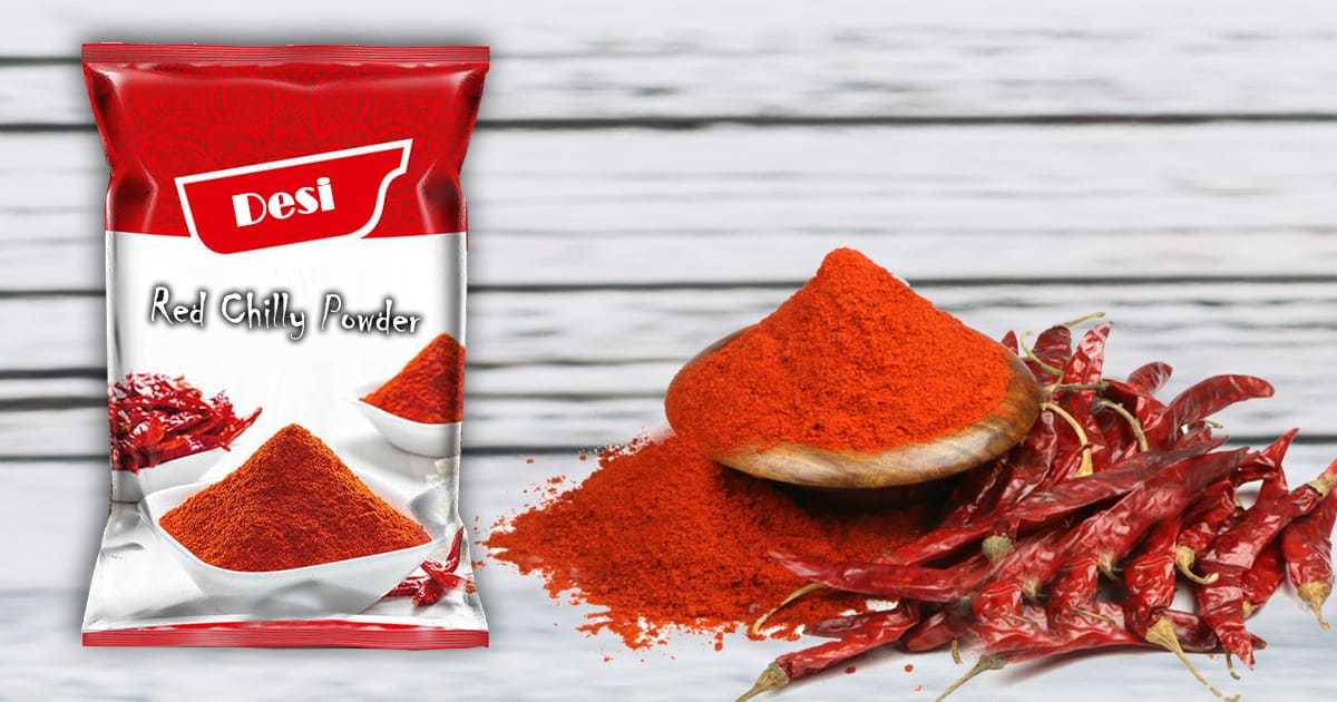 Red Chili Powder - 100 Grams, Semi-automated Processing | Lal Desi Mirch, A+ Grade, Spicy Taste, 6 Months Shelf Life