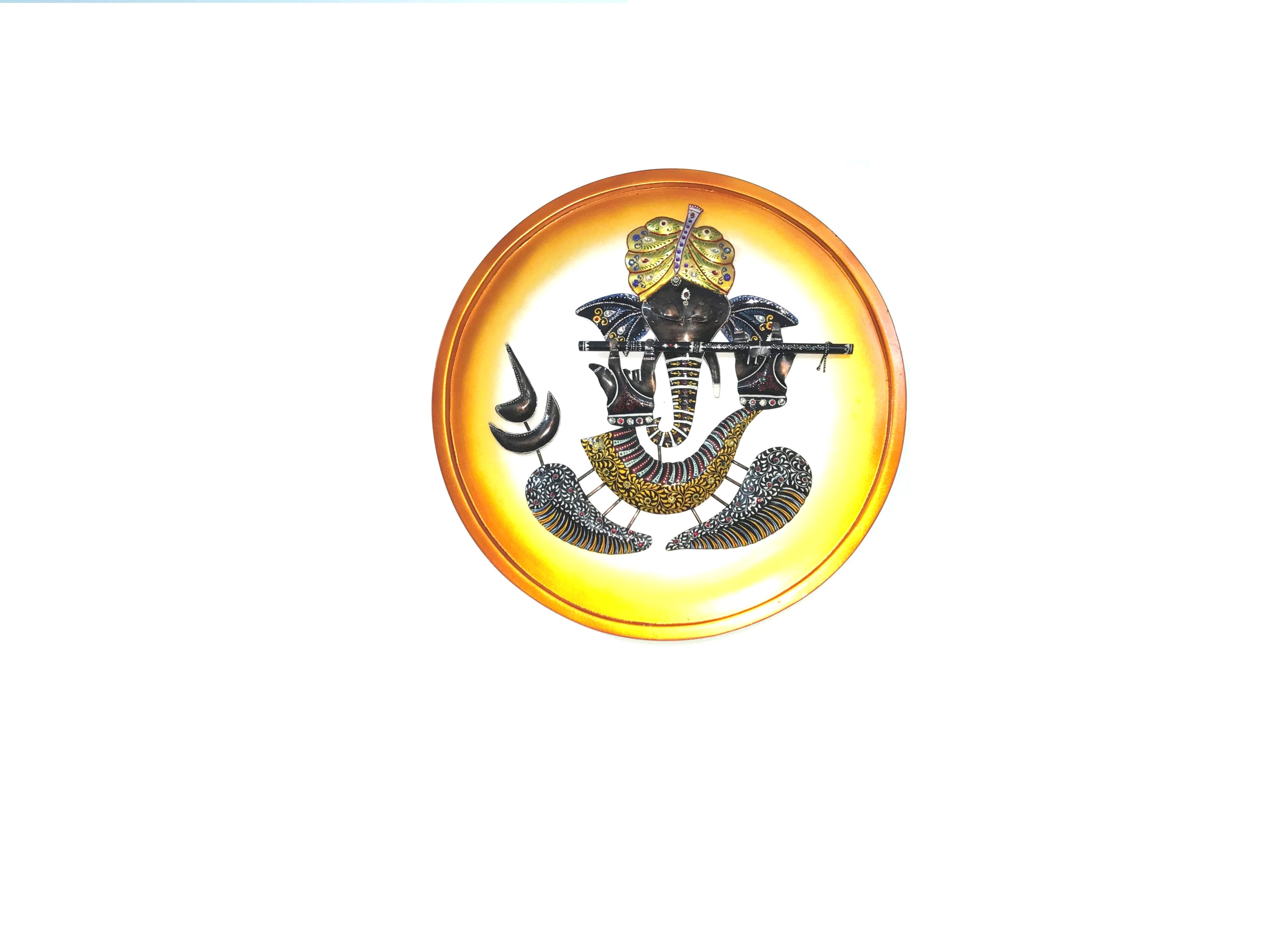 Rust Proof Lord Ganesha On Board Wall Decor