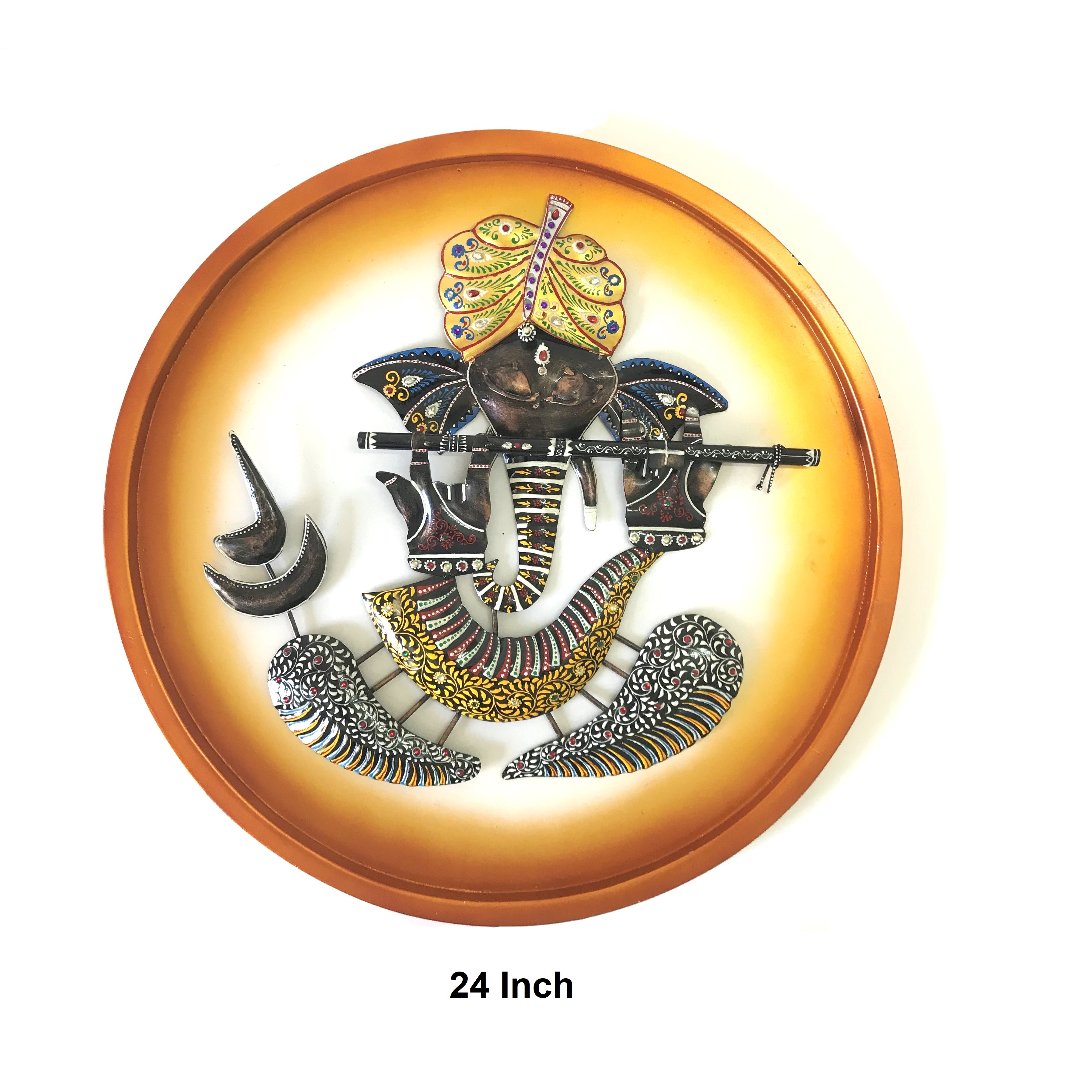 Rust Proof Lord Ganesha On Board Wall Decor