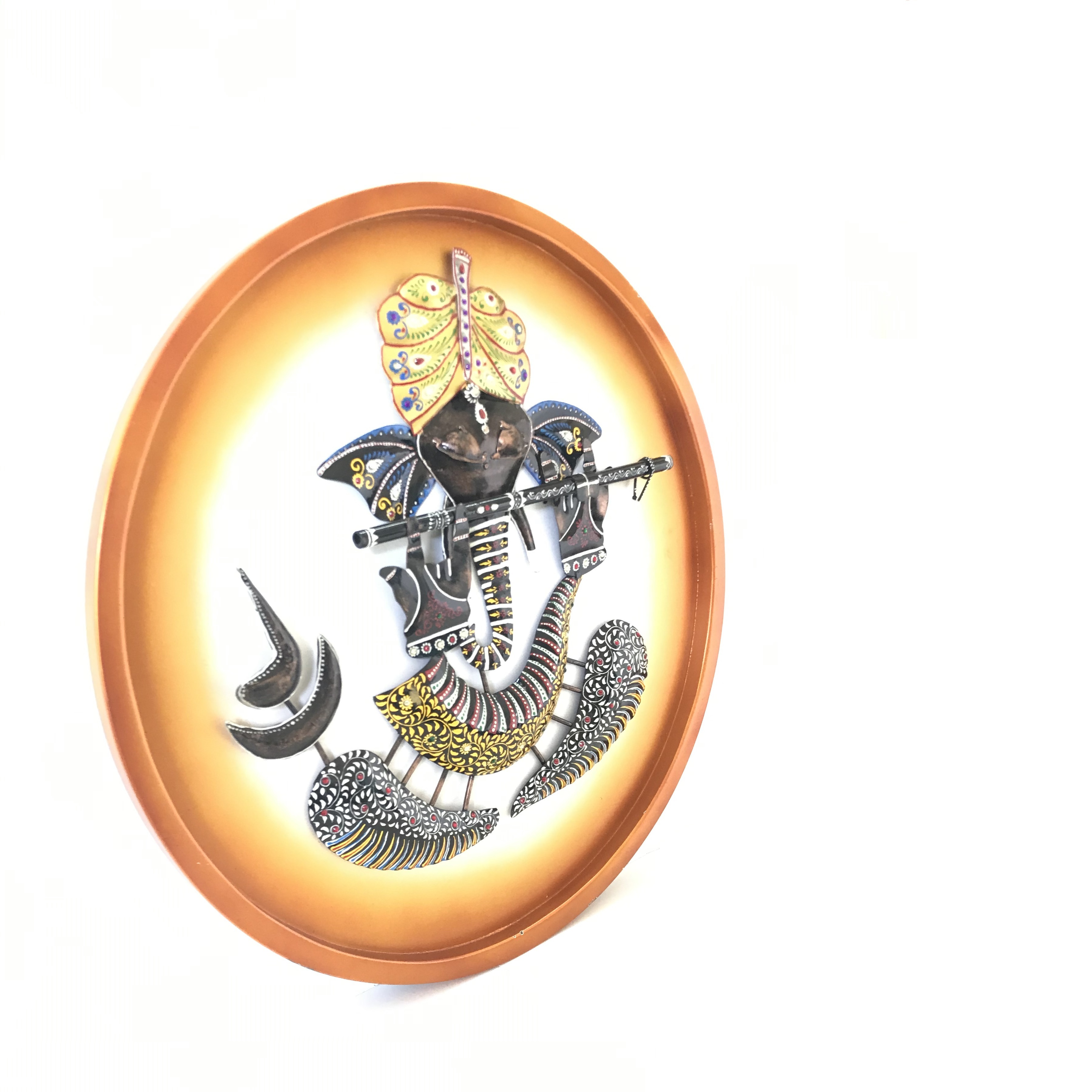 Rust Proof Lord Ganesha On Board Wall Decor