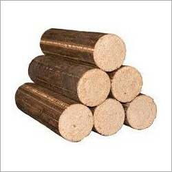 Biomass Wooden Briquettes - Wooden, Brown Color, 10% Moisture | For Industrial Heating, Steam Generation, Calorific Value 4000K/cal, Less Than 10% Ash Content