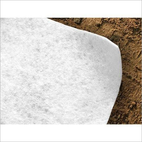 Geo Textile Non Woven Fabric - Needle Punched Non Woven Material , Soft Texture, Light Weight, White Color, Durable With Absorbency And Filtration Features
