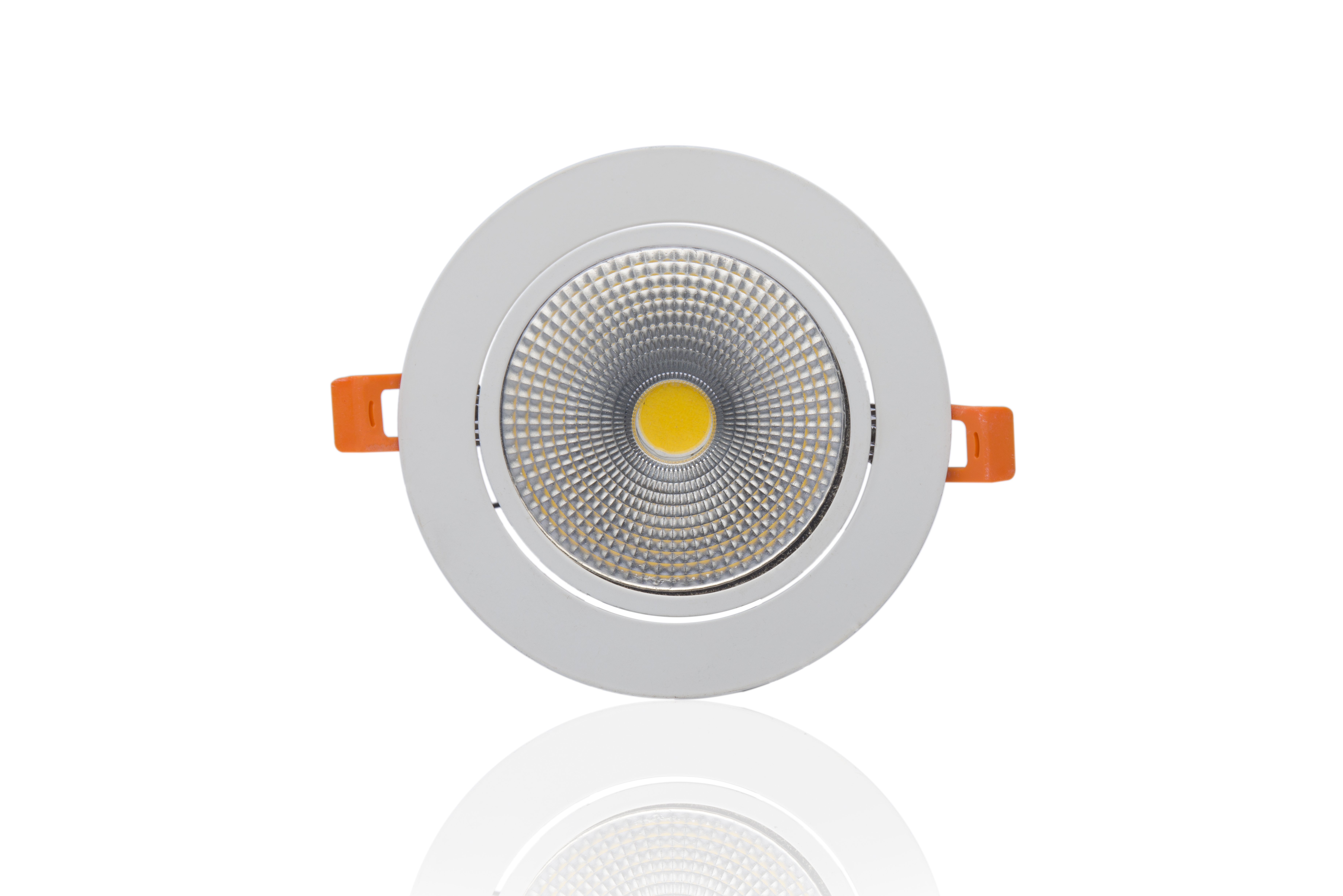 Led Lx Movable Spotlight - Aluminum, Round Shape | Indoor Use, 220-240v, Color Temperature 3000k-6000k, Power Factor >90, Available In White/black Body