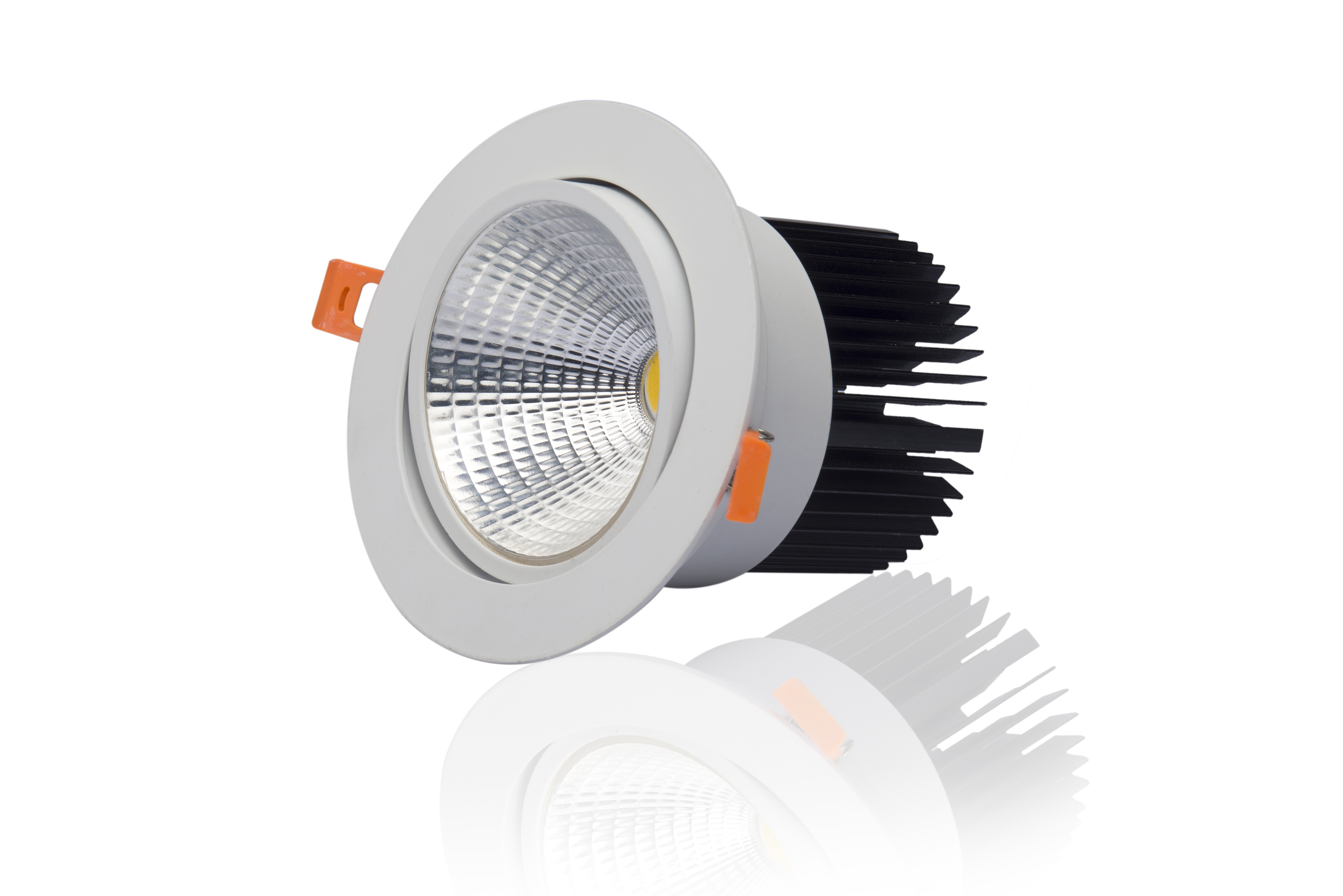 Led Lx Movable Spotlight - Aluminum, Round Shape | Indoor Use, 220-240v, Color Temperature 3000k-6000k, Power Factor >90, Available In White/black Body