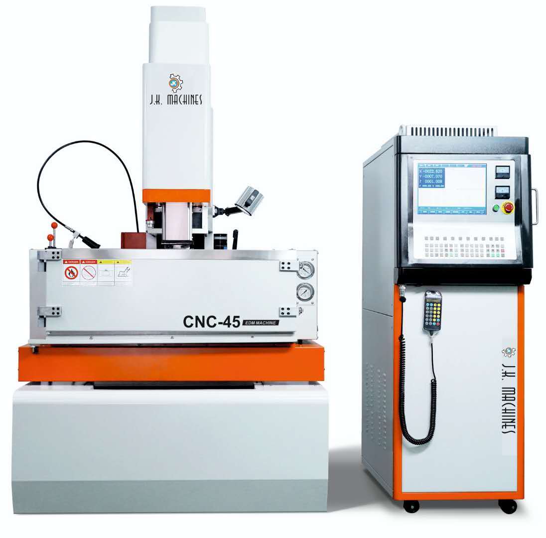 Orange And Cream Cnc Electric Discharge Machine