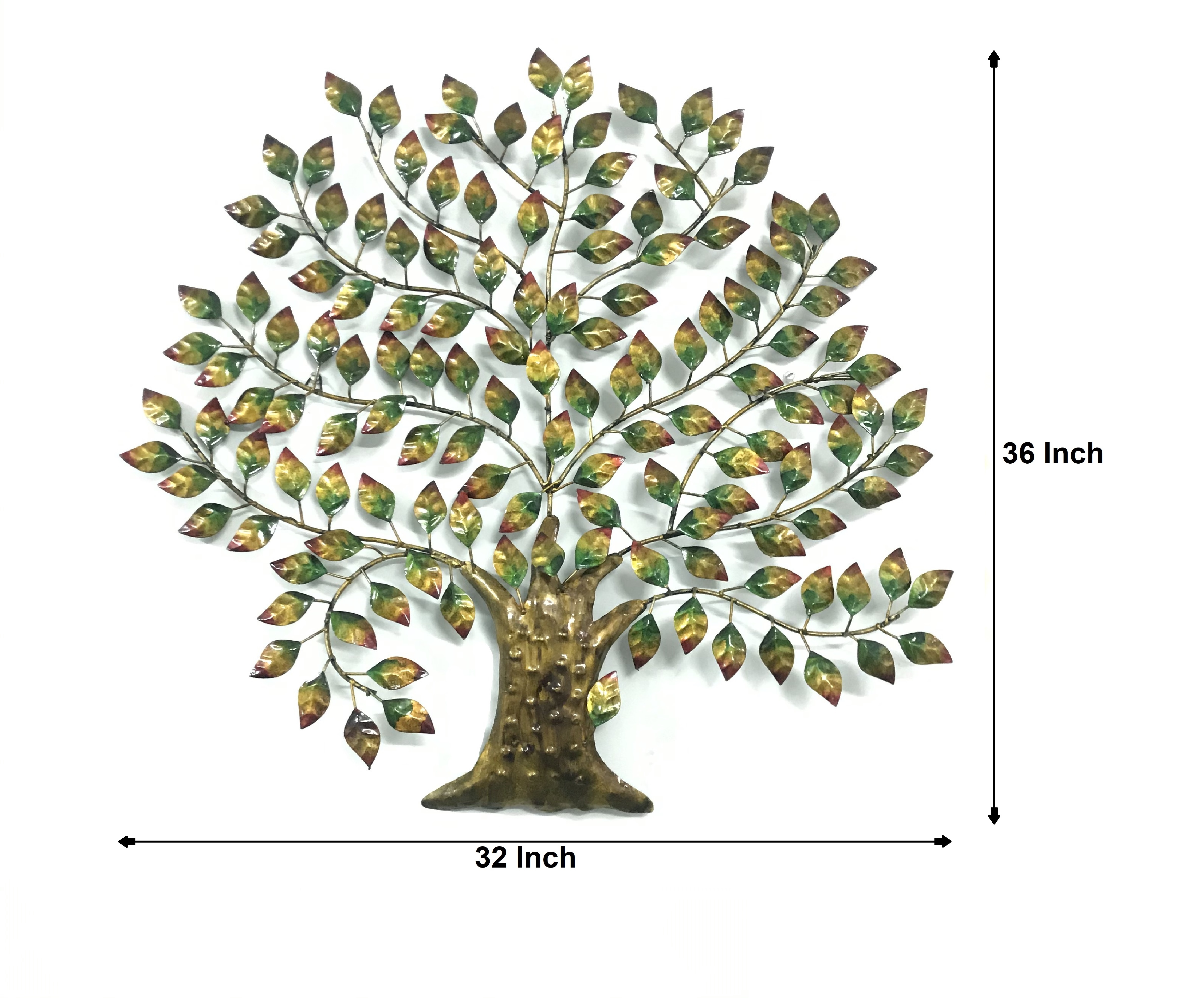 Eco-friendly Metal Colorful Tree