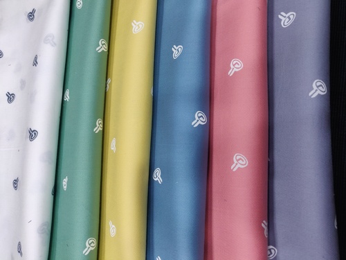 Cotton Fabric - 100% Cotton for Garment Production | Dobby Printed Stylish Texture