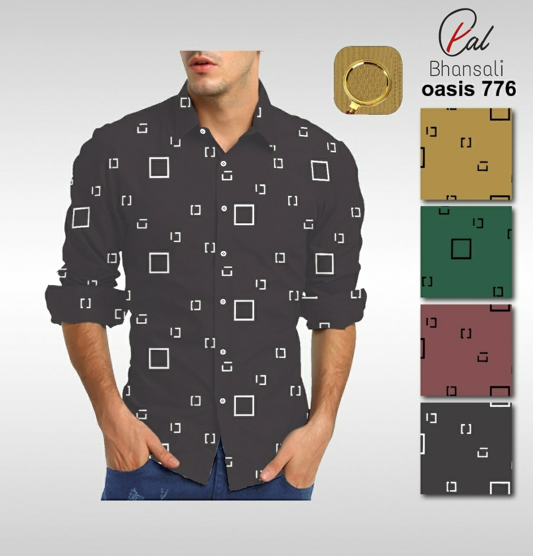 Cotton Fabric - 100% Cotton For Garment Production | Dobby Printed Stylish Texture