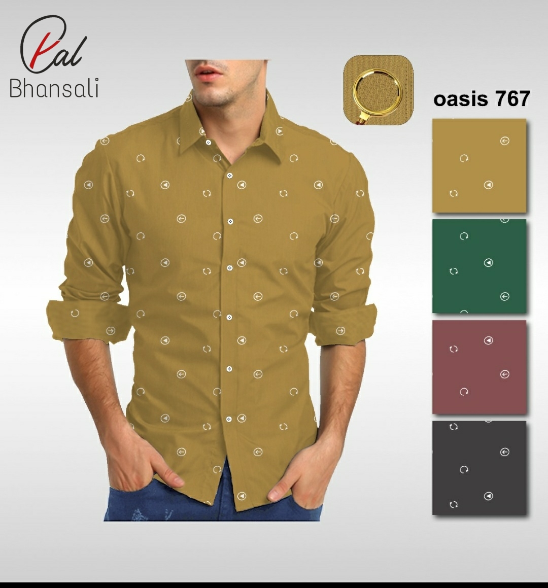 Cotton Fabric - 100% Cotton For Garment Production | Dobby Printed Stylish Texture