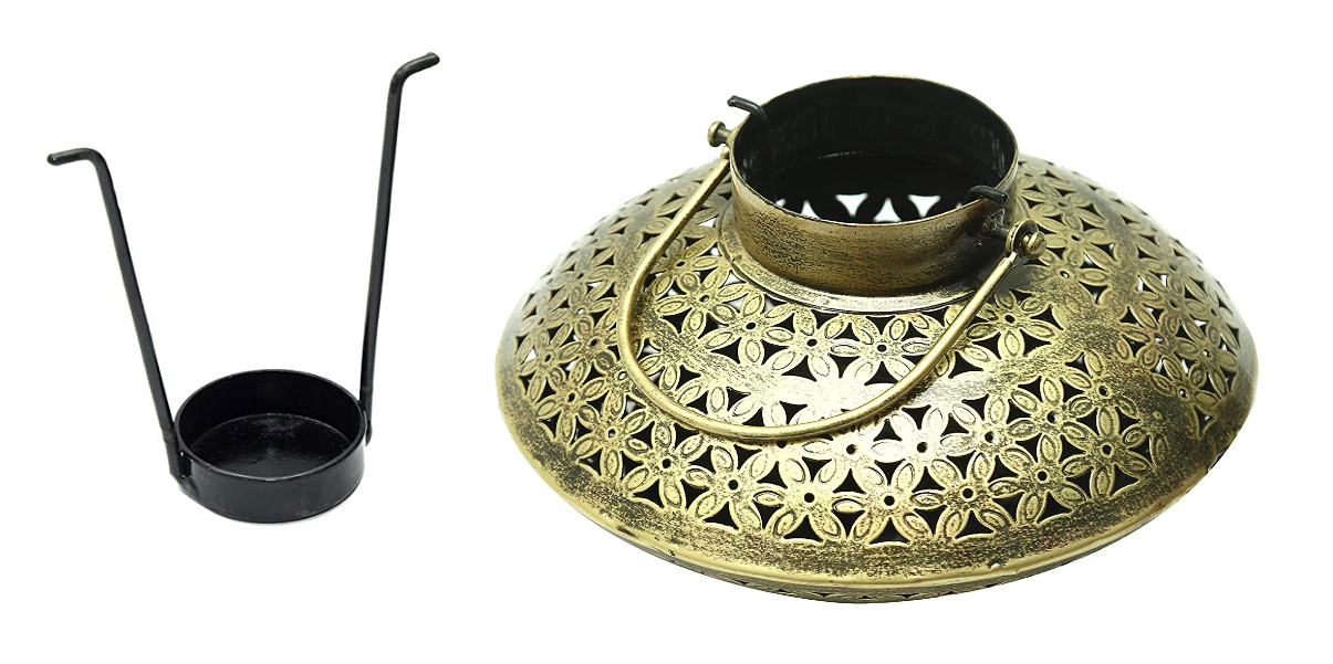 Eco-friendly T A Lite Dekhi Candle Stand With Wall Bracket