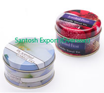 Round Tin Containers Food Safety Grade: Yes