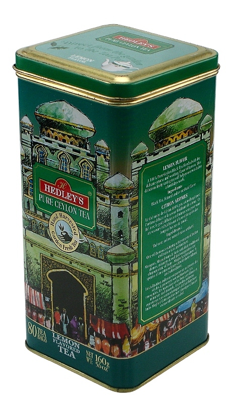 Cmyk Printed Tea Tin Container
