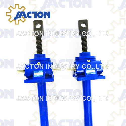 2.5 Tonne Worm Gear Machine Screw Jacks Translating And Rotating Screw Configurations