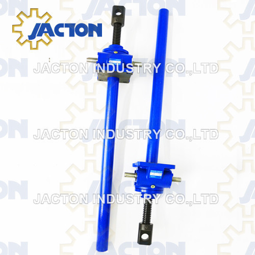 2.5 Tonne Worm Gear Machine Screw Jacks Translating And Rotating Screw Configurations