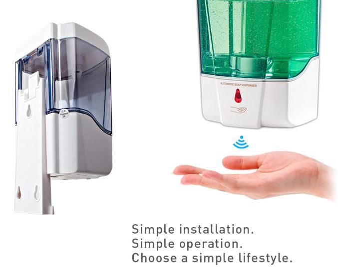 700ml V-410 Automatic Soap Dispenser - Capacity: 700 Milliliter (Ml)