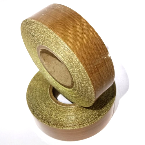 Ptfe Fiberglass Adhesive Tape Brown Length: 50 Meter (M)