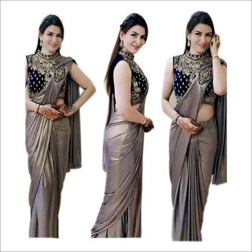 Plain Party Wear Saree