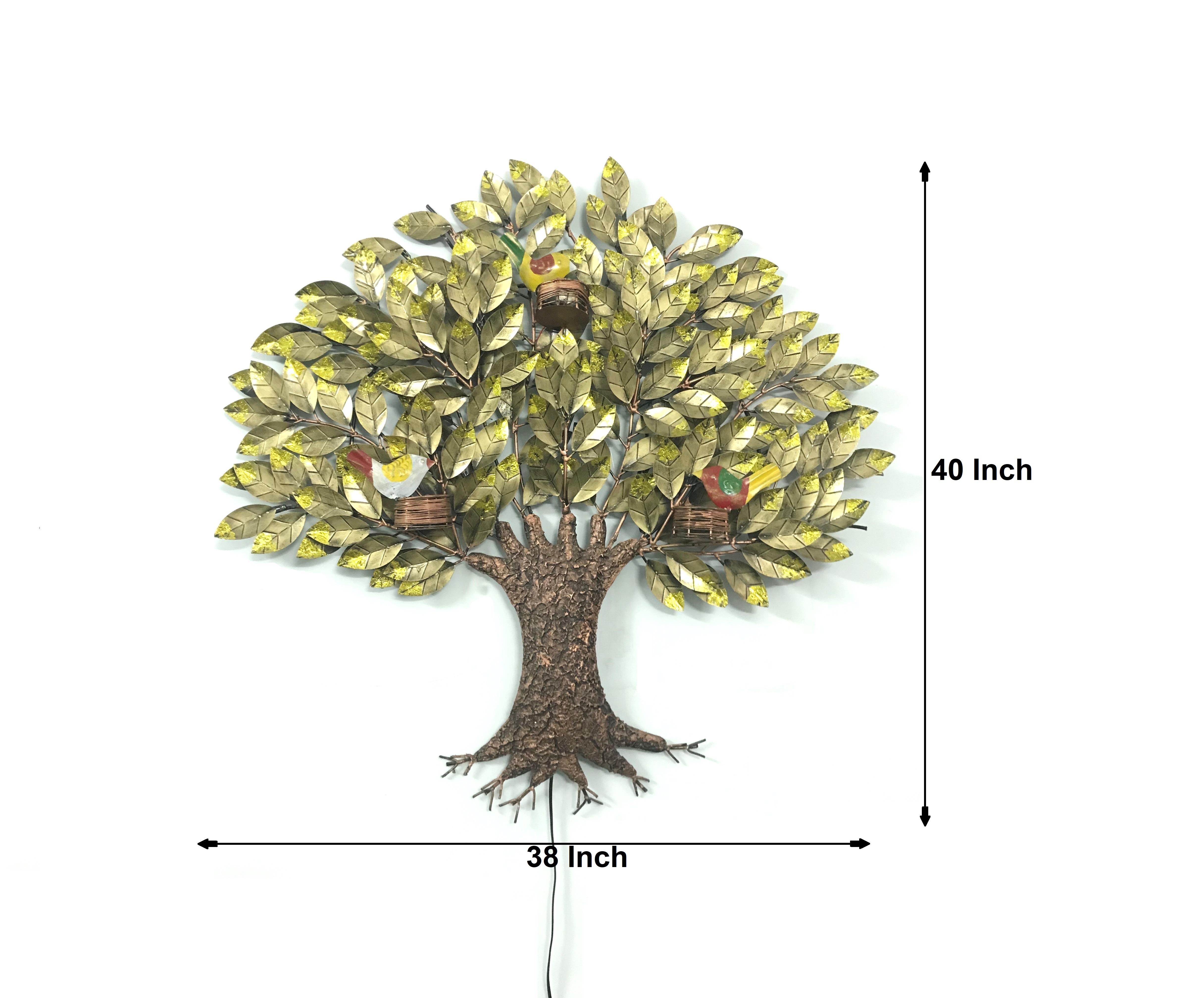 Easy To Clean Bird Nest On Tree With Led