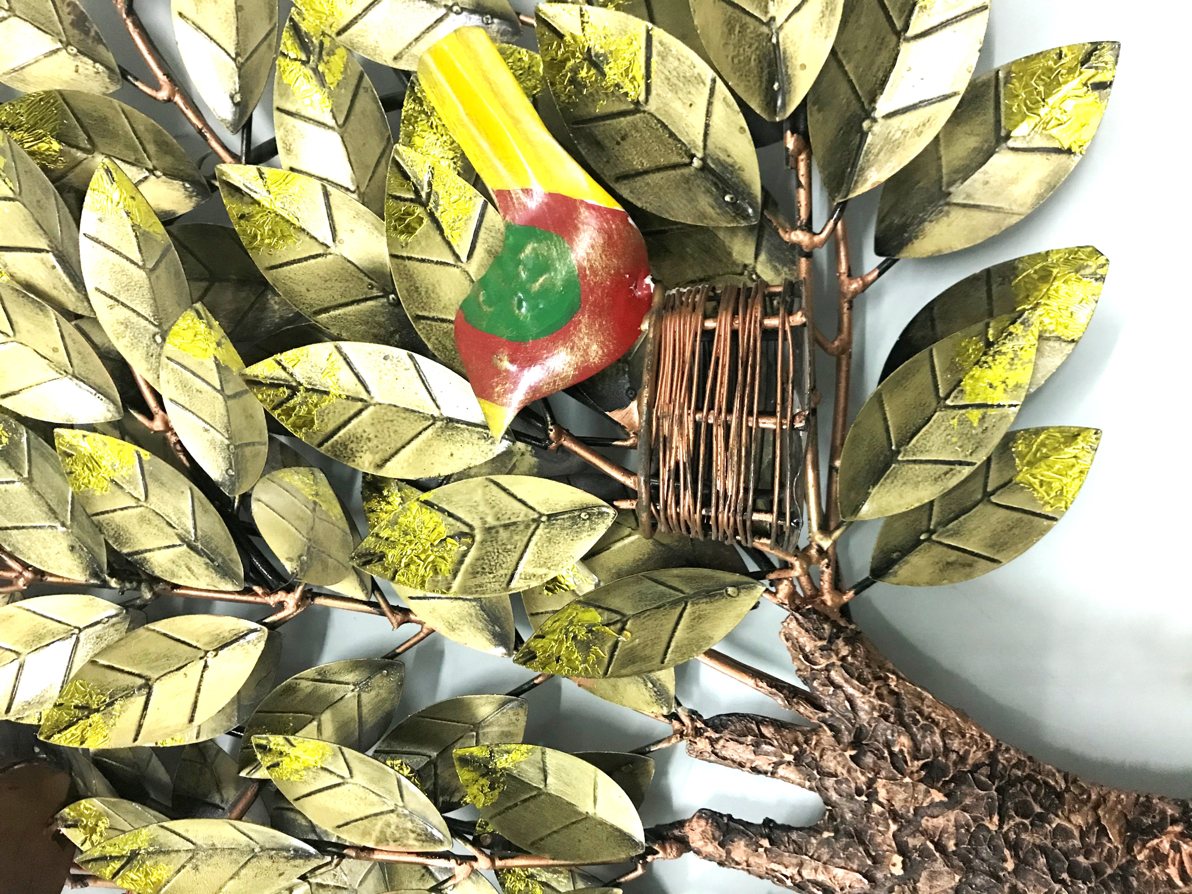 Easy To Clean Bird Nest On Tree With Led
