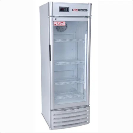 Laboratory Refrigerator - Stainless Steel, 600 X 600 X 1900 Mm, Silver | 350l Capacity, Automatic Defrost, +2â°c To +8â°c Temperature Range, Adjustable Shelves