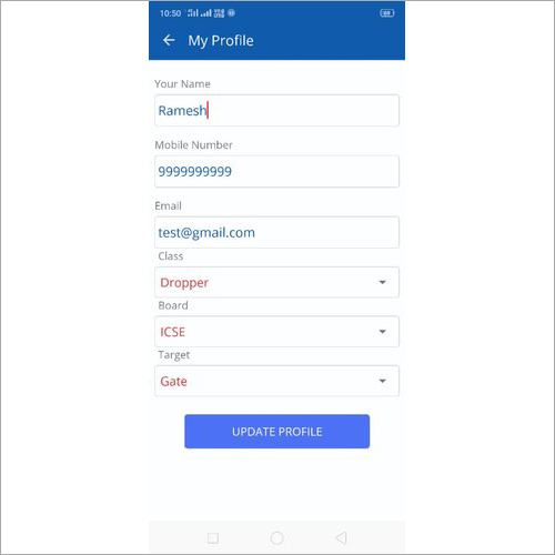 Virtual Classroom And Live Online Coaching Software Android Ios Application
