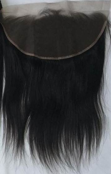 Natural Color Raw Straight Frontal And Weft Hair Extensions