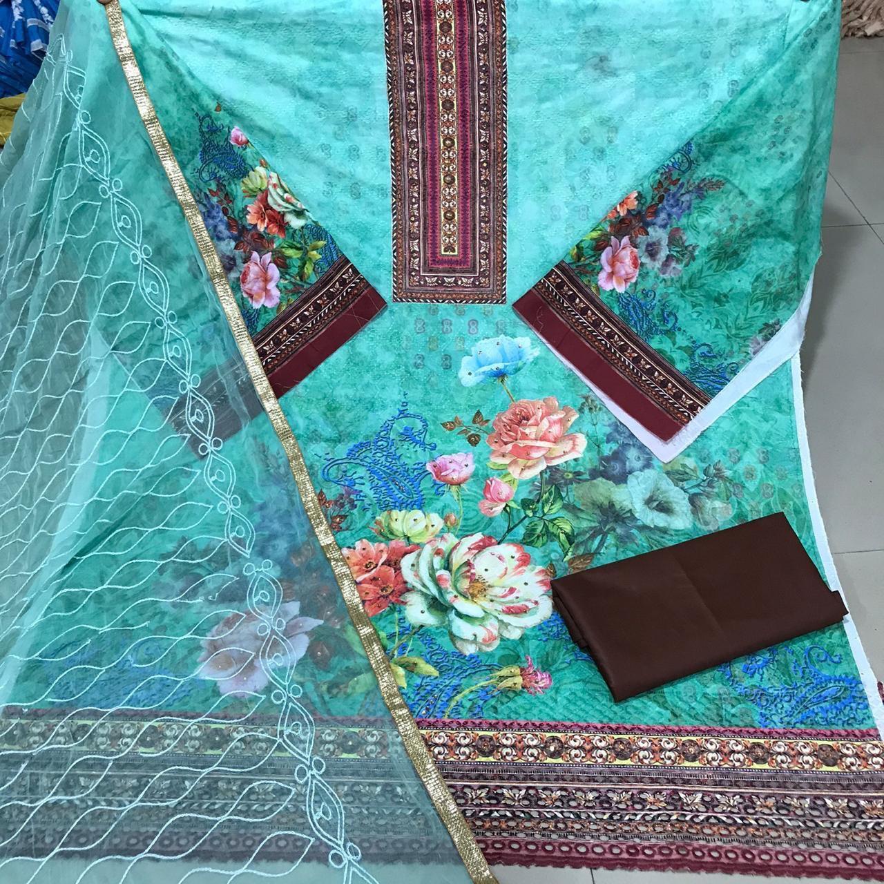 Multi Digital Printed Salwar Kameez