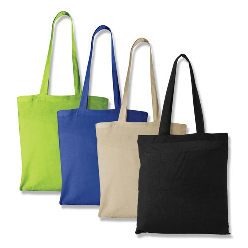 सादा कपास का बैग