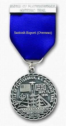 Metal Plated Pocket Medal