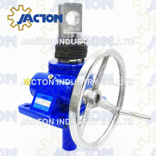 15 टन वर्म गियर मशीन स्क्रू जैक एंटी-रोटेशन (कीड) डिज़ाइन विकल्प