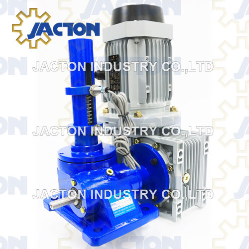 20 टन वर्म गियर मशीन स्क्रू जैक लिफ्ट और सटीक स्थिति लोड