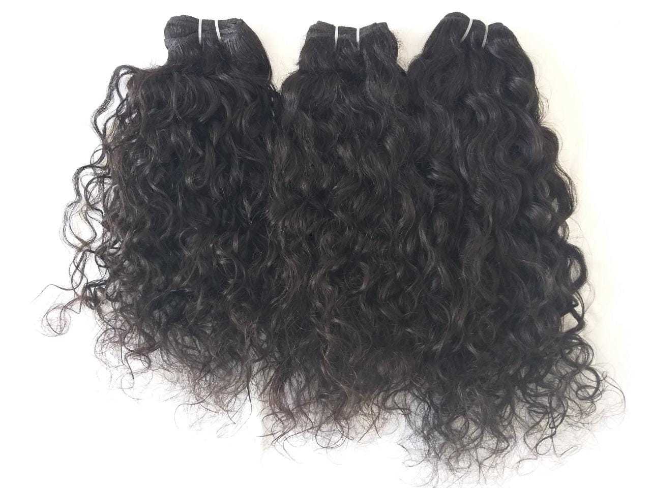 Raw Unprocessed Natural Curly Hair Deep Curly Cuticle Aligned Application: Household