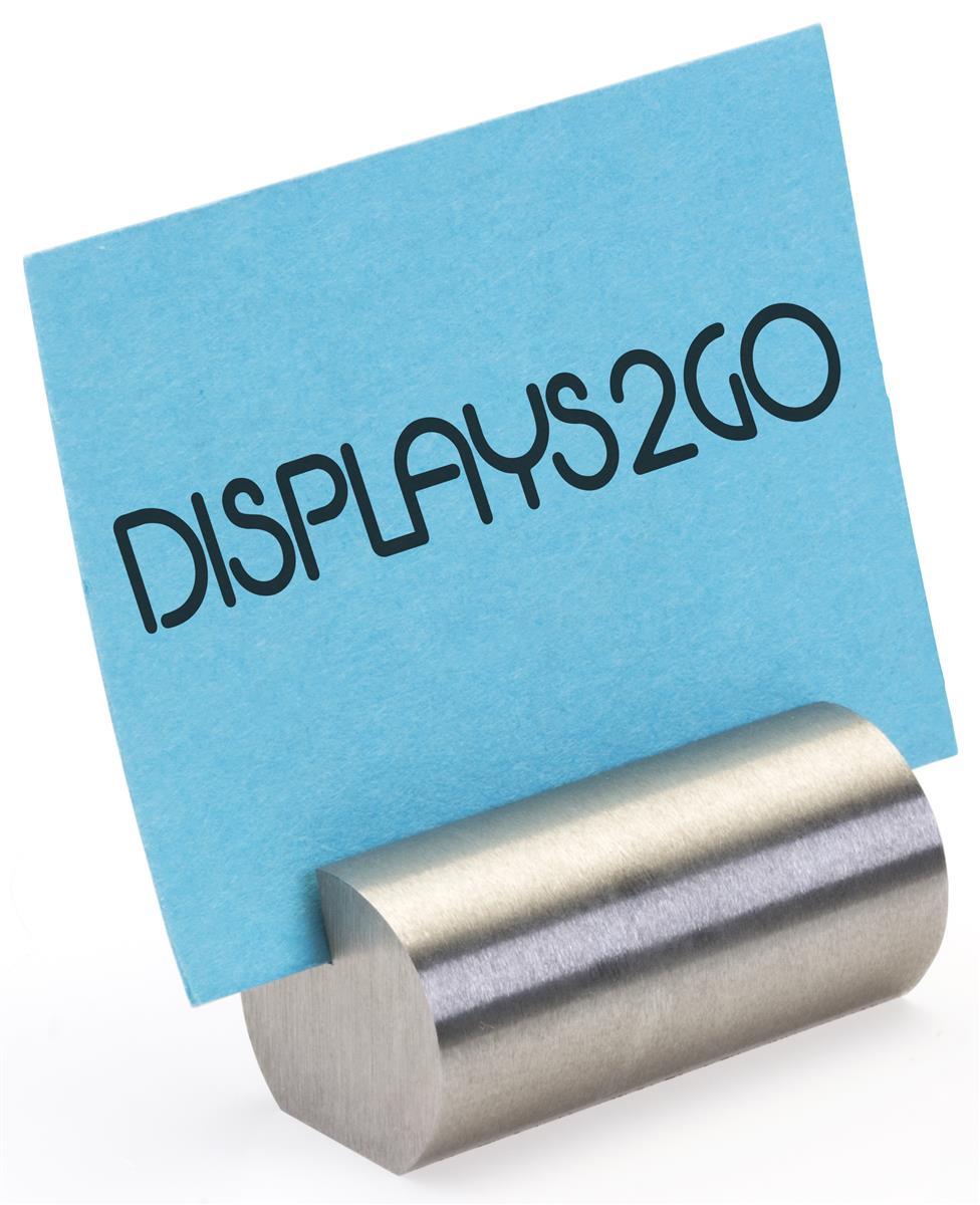 Satin Mat Signage Menu Table Tent Card Holder Bullet 5 7.5 Cm