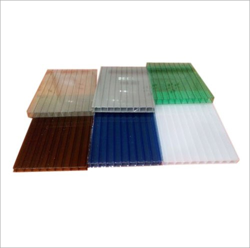 Color Coated Polycarbonate Sheet - Polycarbonate, 6-12 Meter Length, 15 Millimeter Thickness, Rectangular Shape | Flexibility In Design, Heat Reflecting, Light Transmitting Performance