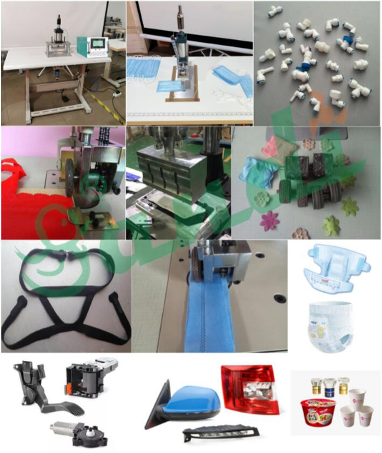 White And Green 20khz 2500w Ultrasonic Welding Generator Transducer For The N95 Face Mask Welding Machine