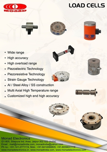 Load Sensor/ Force Sensor/ Weight Sensor Accuracy: 0.05 To 0.5  %