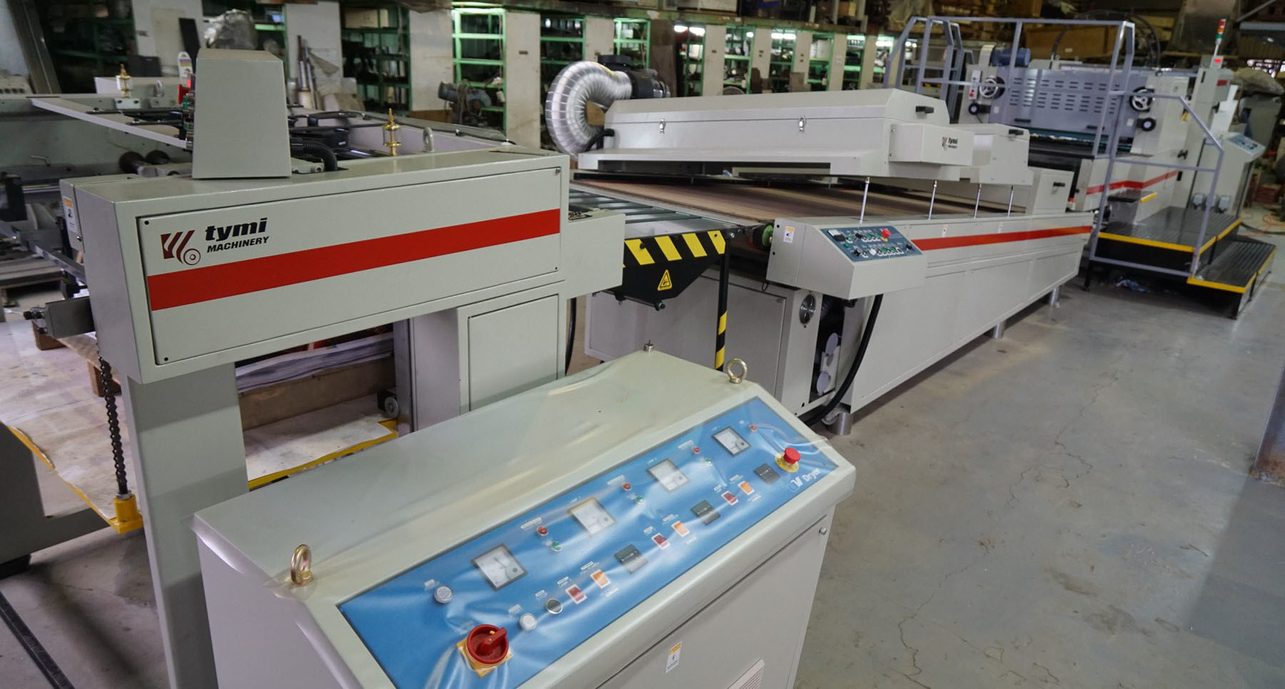 High Speed Uv Spot Coating Machine (Conveyor Type) - Color: White