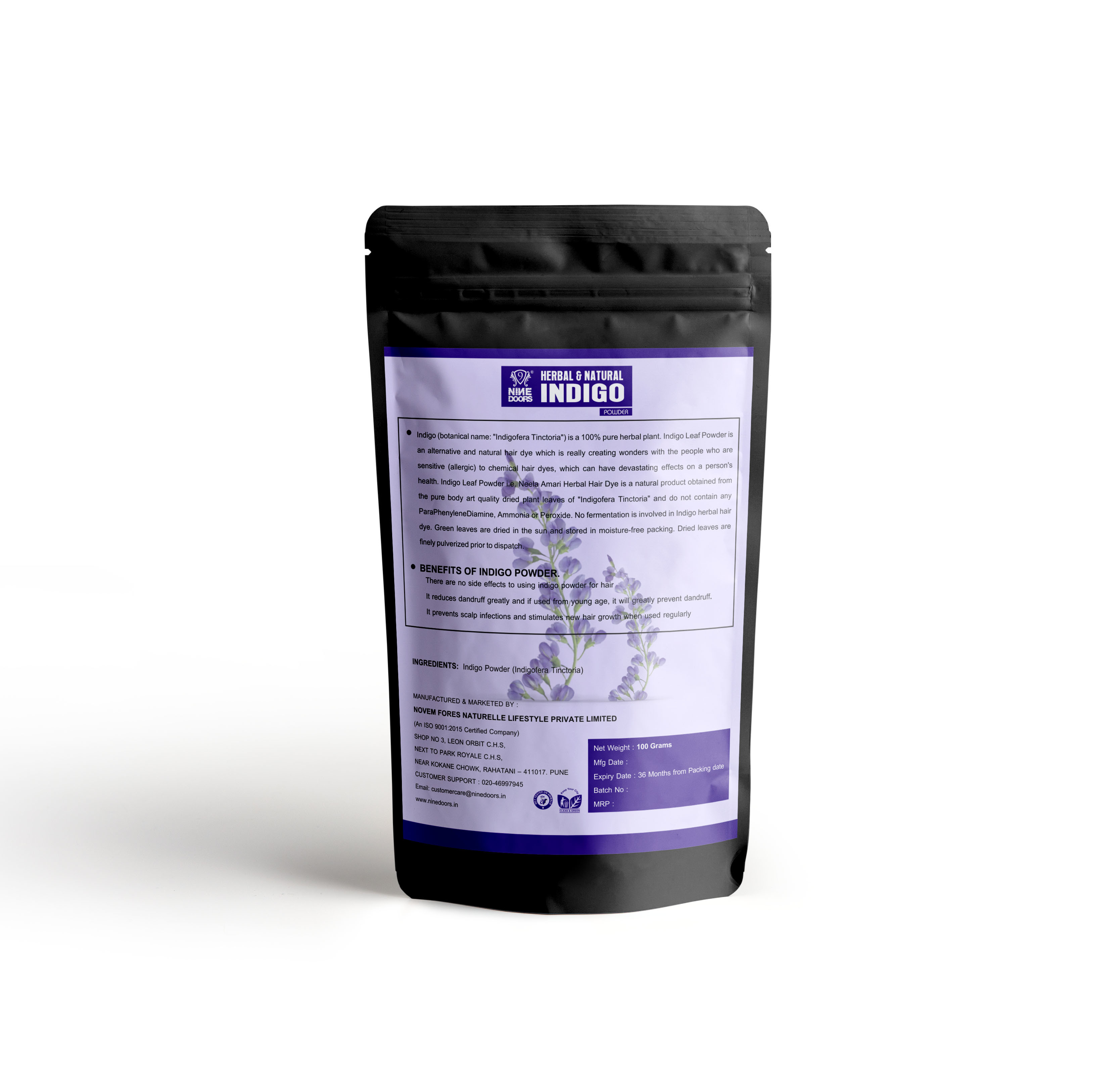 Indigo Powder Age Group: 25 - 60