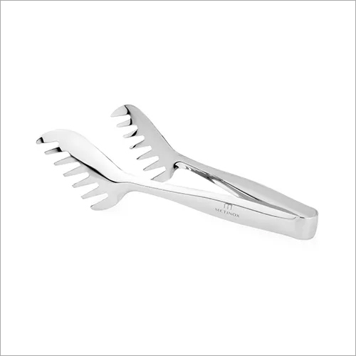 Tong Spaghetti 20 cm - Stainless Steel, 20 cm Size, Satin Matt Finish | Set of 12 Pieces, Durable and Stylish Cooking Utensils