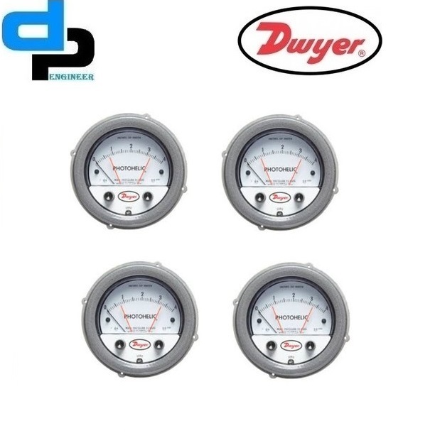 Dwyer A3020 Photohelic Pressure Switch Gauge Accuracy: A 2% Of Fs At 70a F (21.1a C)