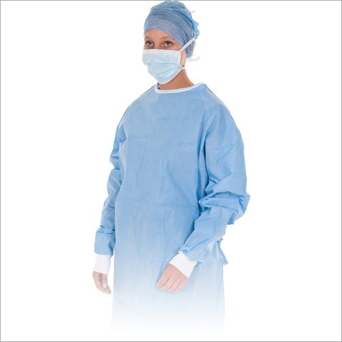 Sky Blue Surgical Premium Gown