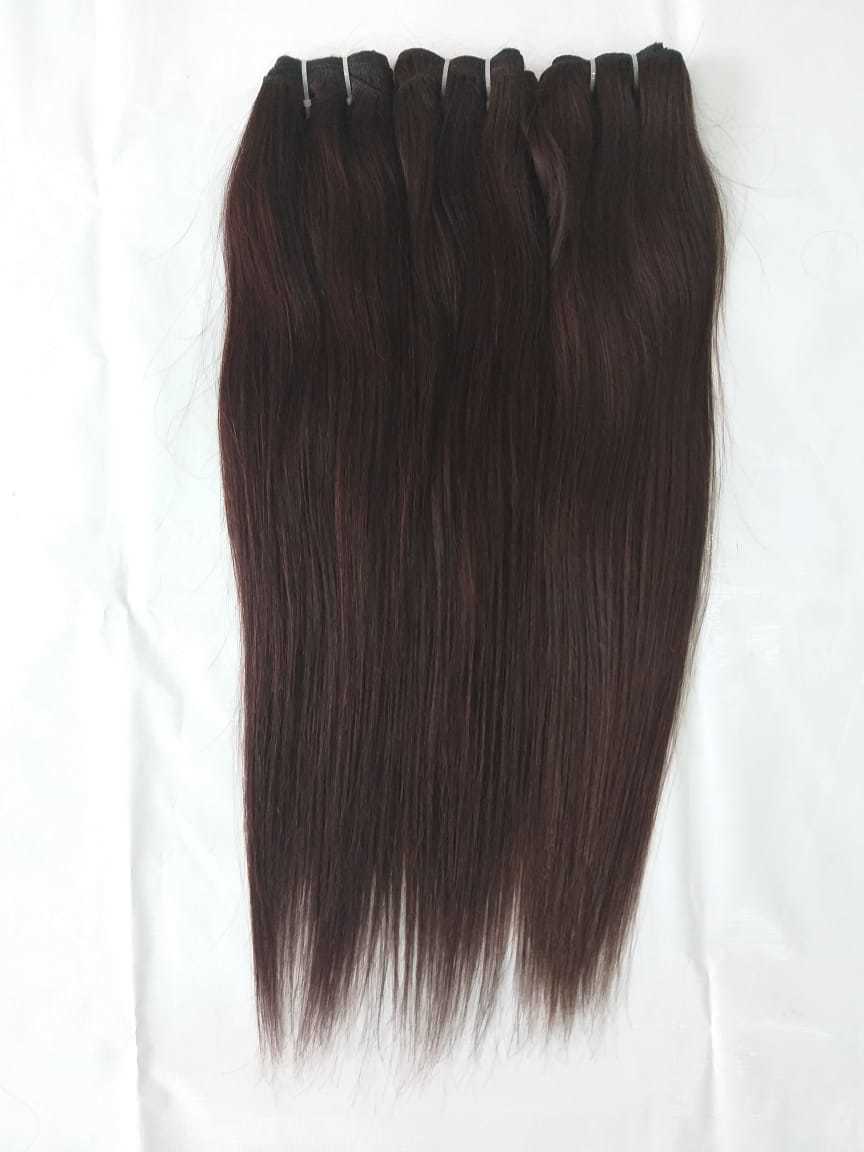 Natural Black Peruvian Straight Human Hair Extensions