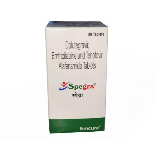 Spegra 50mg Ingredients: Dolutegravir (50mg) + Emtricitabine (200mg) + Tenofovir Alafenamide (25mg)