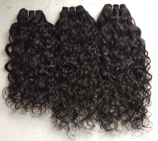 Natural Color Raw Curly Vintage Hair