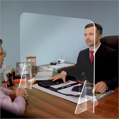 काउंटर प्रोटेक्टिव प्लेक्सीग्लास ऐक्रेलिक स्नीज़ गार्ड ग्लास