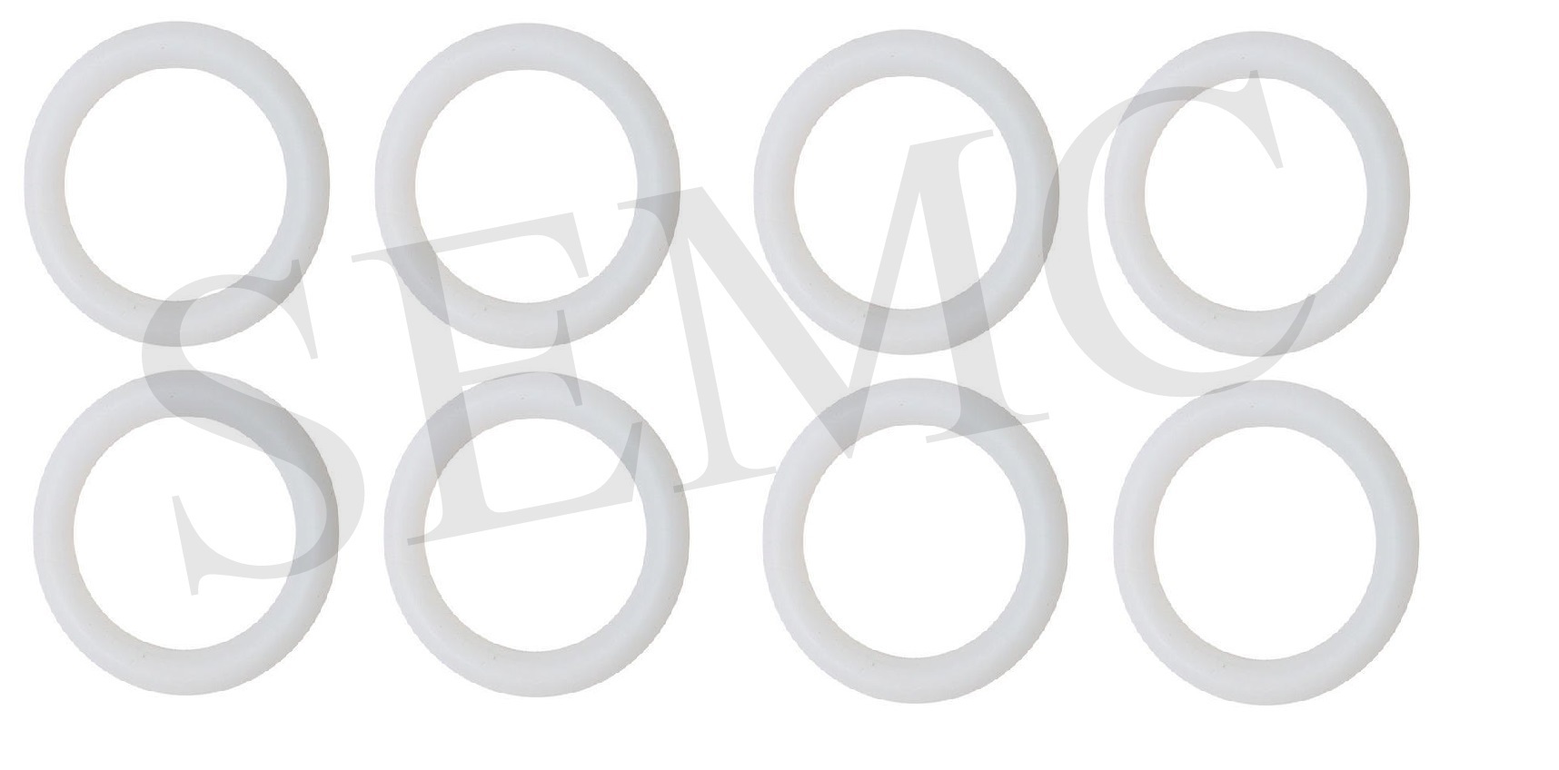 Ring Pessary Set Of 8 Pcs Silicon Color Code: White