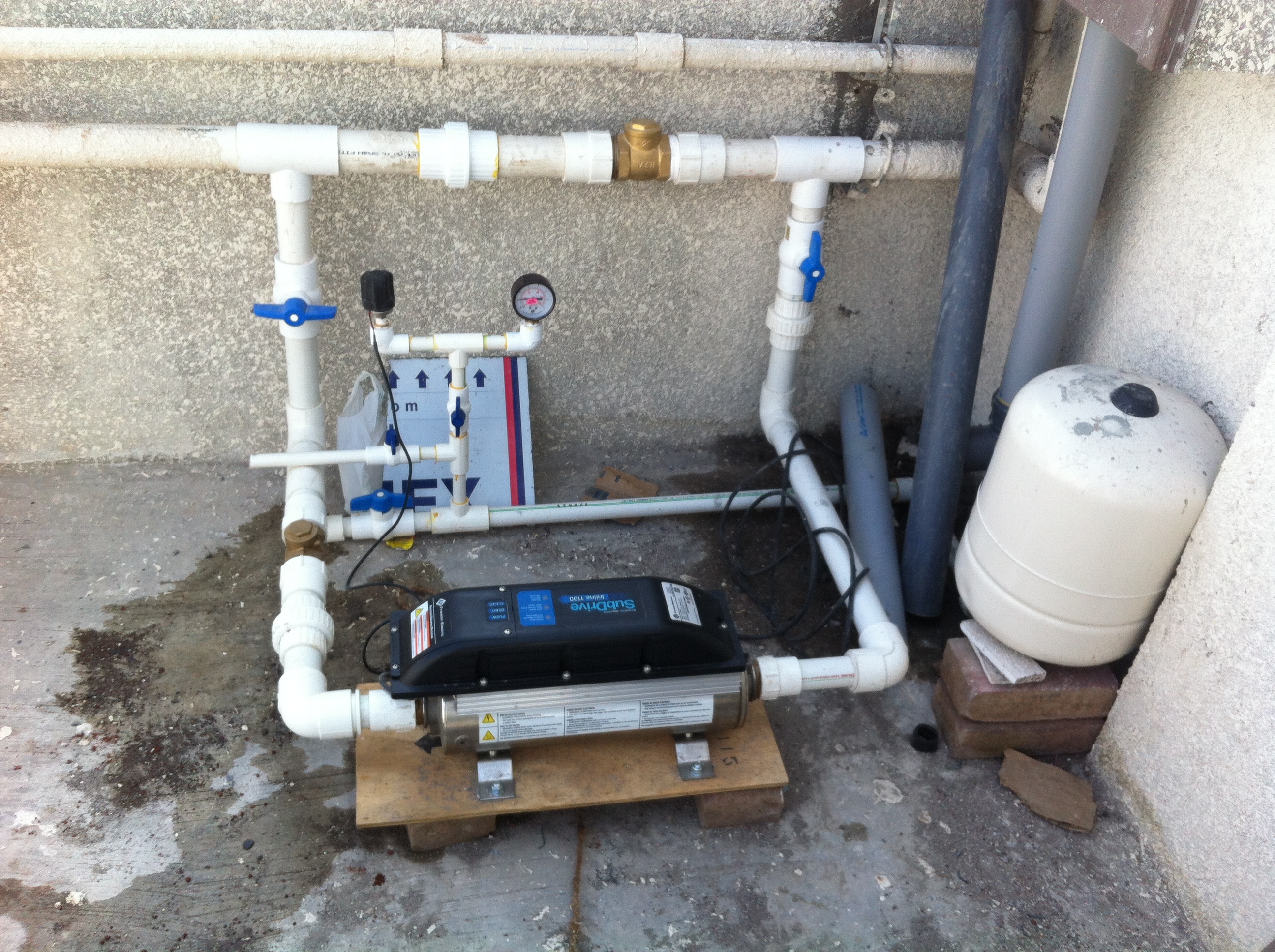 Inline Pressure Booster System With Vfd (Franklin Electric) - Material: Ss 304